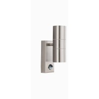 Фасаден аплик с датчик за движение Searchlight 7008-2SS Outdoor and Porch